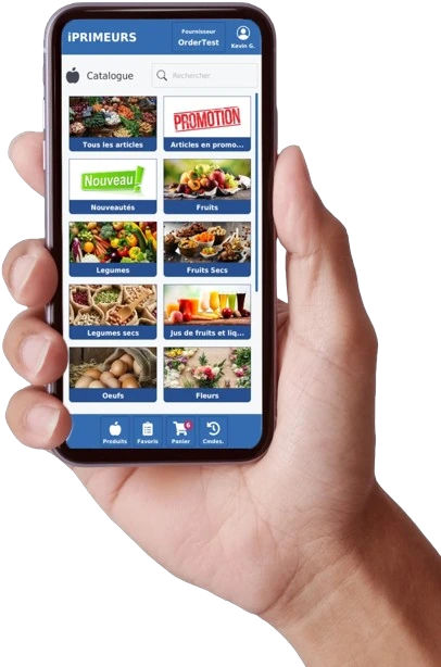 Application iPRIMEURS sur smartphone